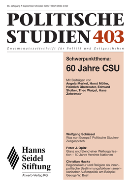 Politische Studien Nr