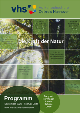 Die Kraft Der Natur Programm