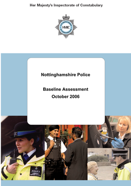 Nottinghamshire Police Baseline Assessment October 2006