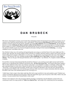 Brubeck Brothers Quartet, and Pianist/Composer Darius Brubeck in Brubecks Play Brubeck—When He’S Not Playing with His Vancouver Band