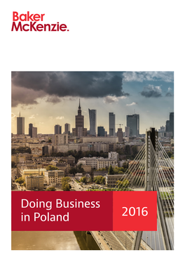 Doing Business in Poland 2016