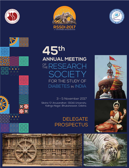 45Th ANNUAL MEETING of the RESEARCH SOCIETY for the STUDY of DIABETES in INDIA