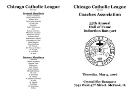 Chicago Catholic League Chicago Catholic League Est