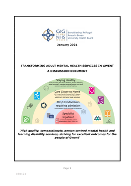 Transforming Mental Health Services in Gwent