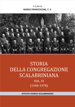 Storia Della Congregazione Scalabriniana Vol