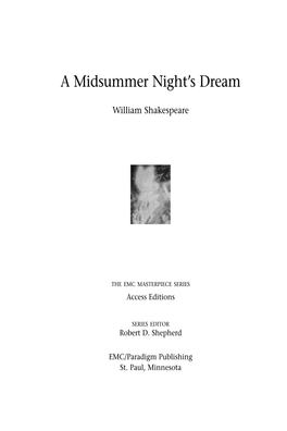 Midsummer Night's Dream