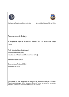 Documentos De Trabajo