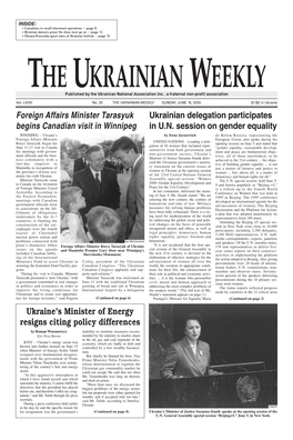 The Ukrainian Weekly 2000, No.25