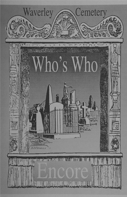Waverley Cemetery: Who's Who Encore