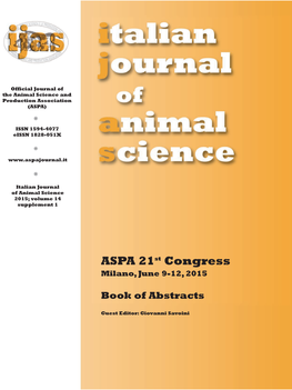 ASPA 21St Congress Milano, June 9-12, 2015