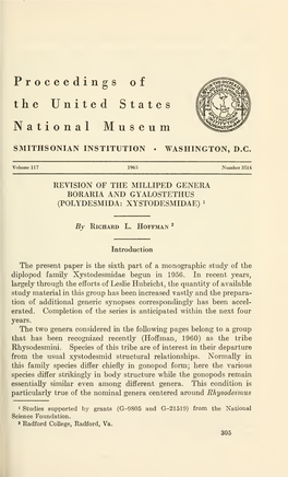 Proceedings of the United States National Museum