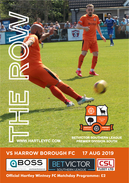 Harrow Borough Fc 17 Aug 2019