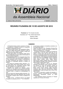 Da Assembleia Nacional