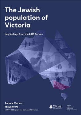 The Jewish Population of Victoria: Key Findings from the 2016 Census