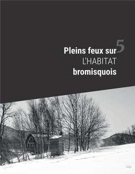 Pleins Feux Sur L'habitat Bromisquois