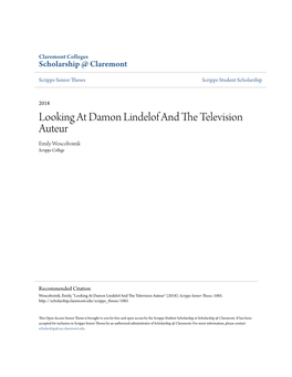 Looking at Damon Lindelof and the Television Auteur