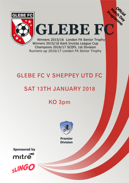 Sheppy Utd 16 Jan 2018