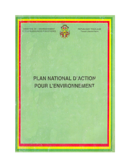 Plan D'action National Pour L'environnement