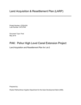 Pehur High Level Canal Extension Project