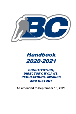 Handbook 2020-2021