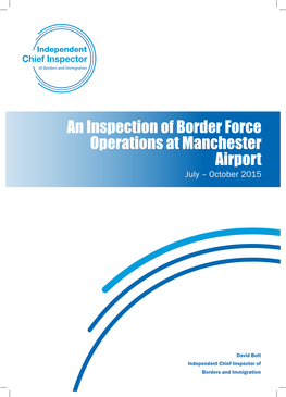 An Inspection of Border Force Operations at Manchester Airport July – October 2015
