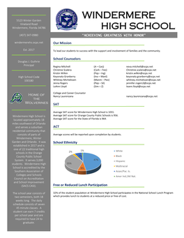 School Profile 18-19.Pdf