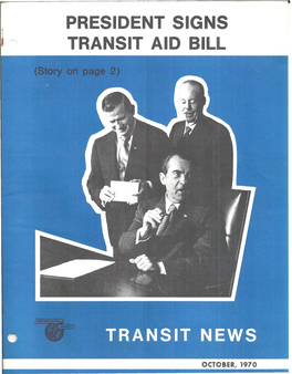 Transit Aid Bill - - - --