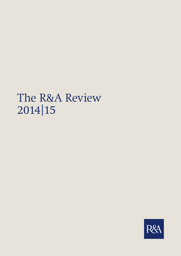 The R&A Review 2014|15