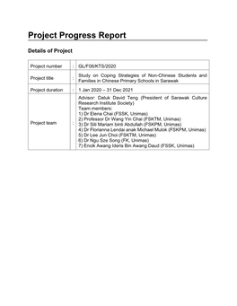 Project Progress Report