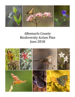 Albemarle County Biodiversity Action Plan June 2018