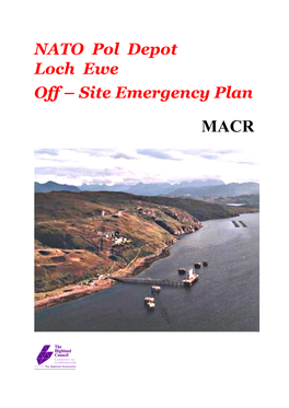 NATO Pol Depot Loch Ewe Off – Site Emergency Plan