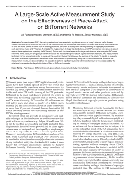 A Large-Scale Active Measurement Study on the Effectiveness of Piece-Attack on Bittorrent Networks