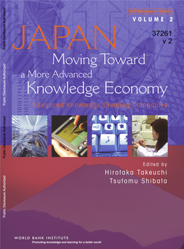Japan, Moving Toward a More Advanced Knowledge Economy