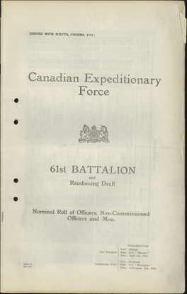 Canadian Expeditionary Force