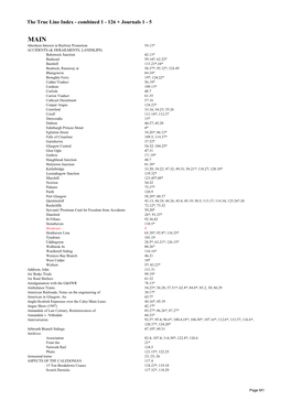 The True Line Index - Combined 1 - 126 + Journals 1 - 5