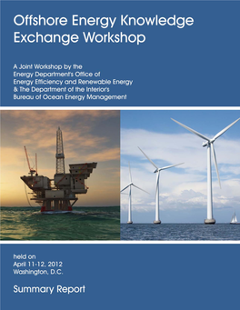 Offshore Energy Knowledge Exchange Workshop Report