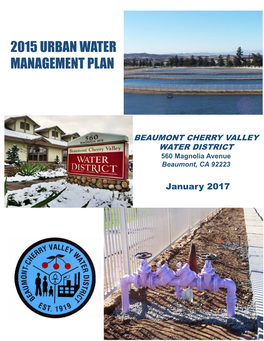 2015 Urban Water Management Plan