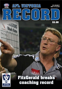 VFL Record 2014 Rnd 7.Indd