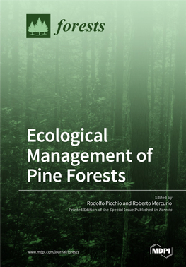 Ecological Management of Pine Forests