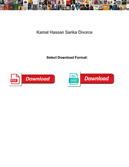 Kamal Hassan Sarika Divorce