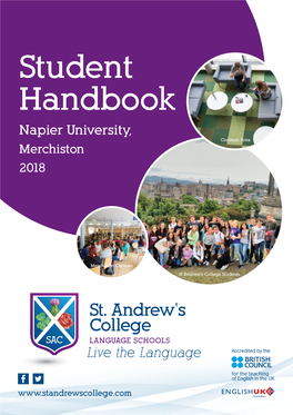 Student Handbook Napier University, Common Area Merchiston 2018