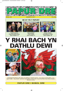 Y Rhai Bach Yn Dathlu Dewi