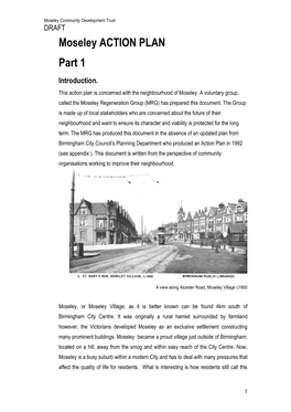 Moseley ACTION PLAN Part 1