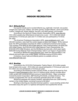 42 Indoor Recreation