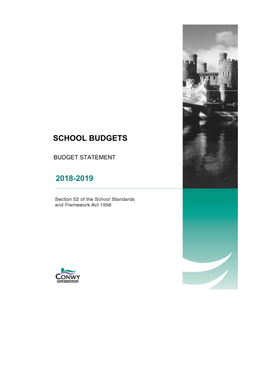 Section 52 Budget Statement 2018-19.Xlsx