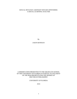 University of Florida Thesis Or Dissertation Formatting