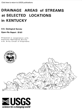 To Return to USGS Publications