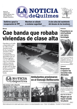 Cae Banda Que Robaba Viviendas De Clase Alta