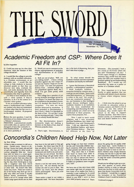 The Sword, November 1991