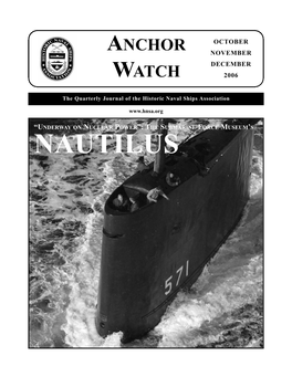 Fall 2006 HNSA Anchor Watch.Qxp